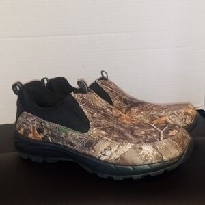 Realtree Men's Camouflage Slip-On Shoes with memory foam